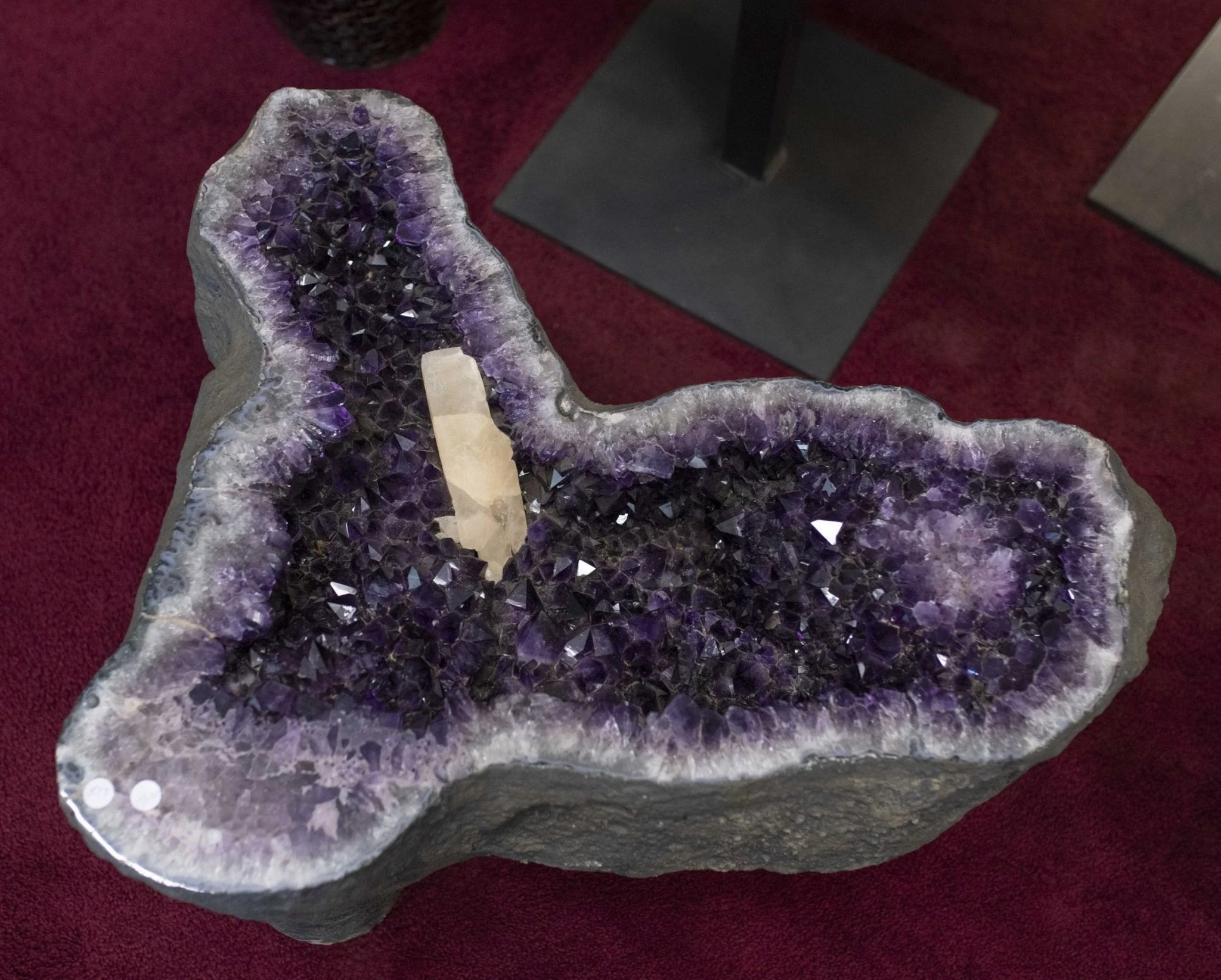 Amethyst Crystal Geode Table Crystal Mineral Table Base - Image 5
