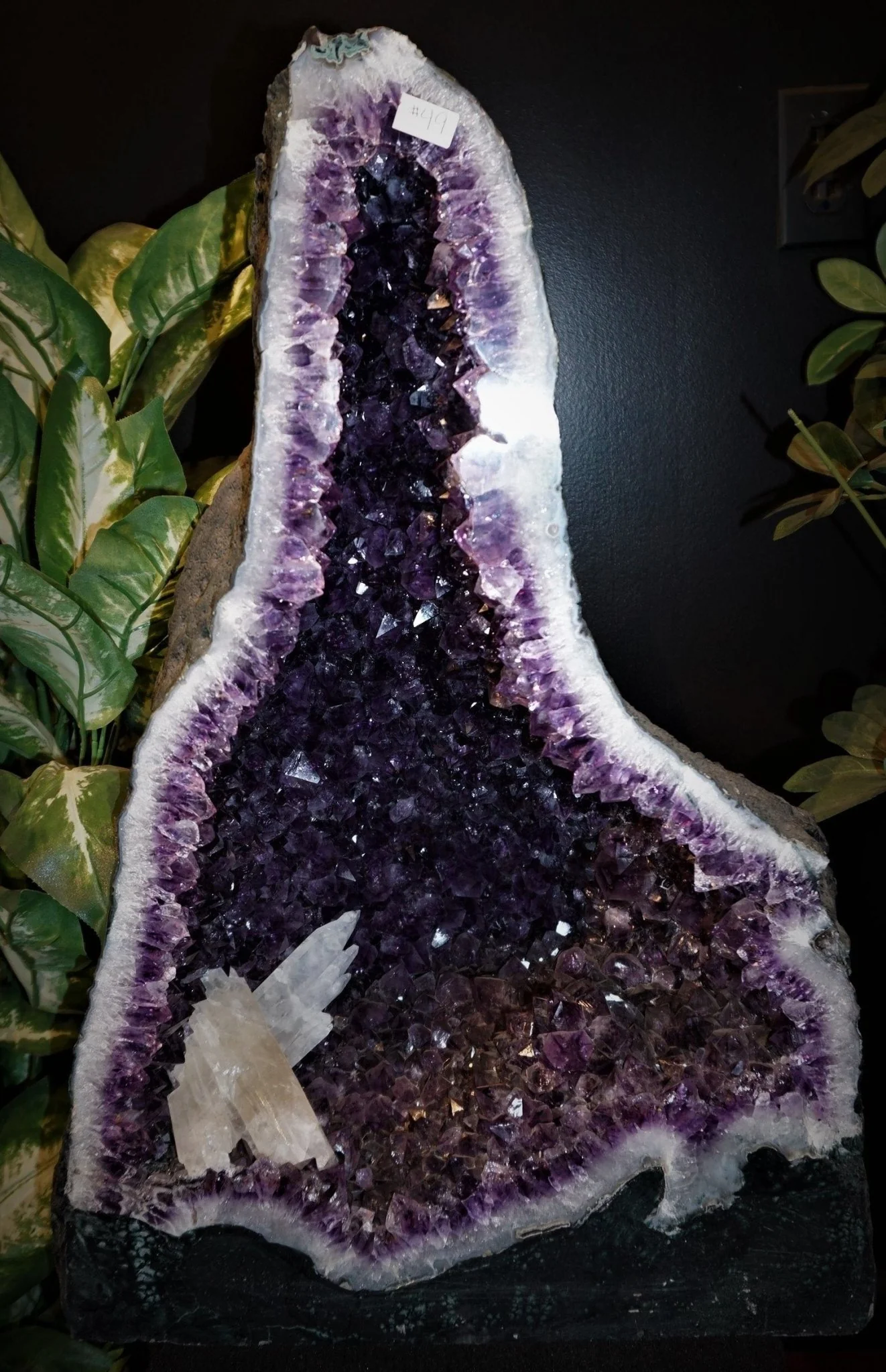Amethyst Geode Crystal Mineral Specimen Set Of Two - Image 3