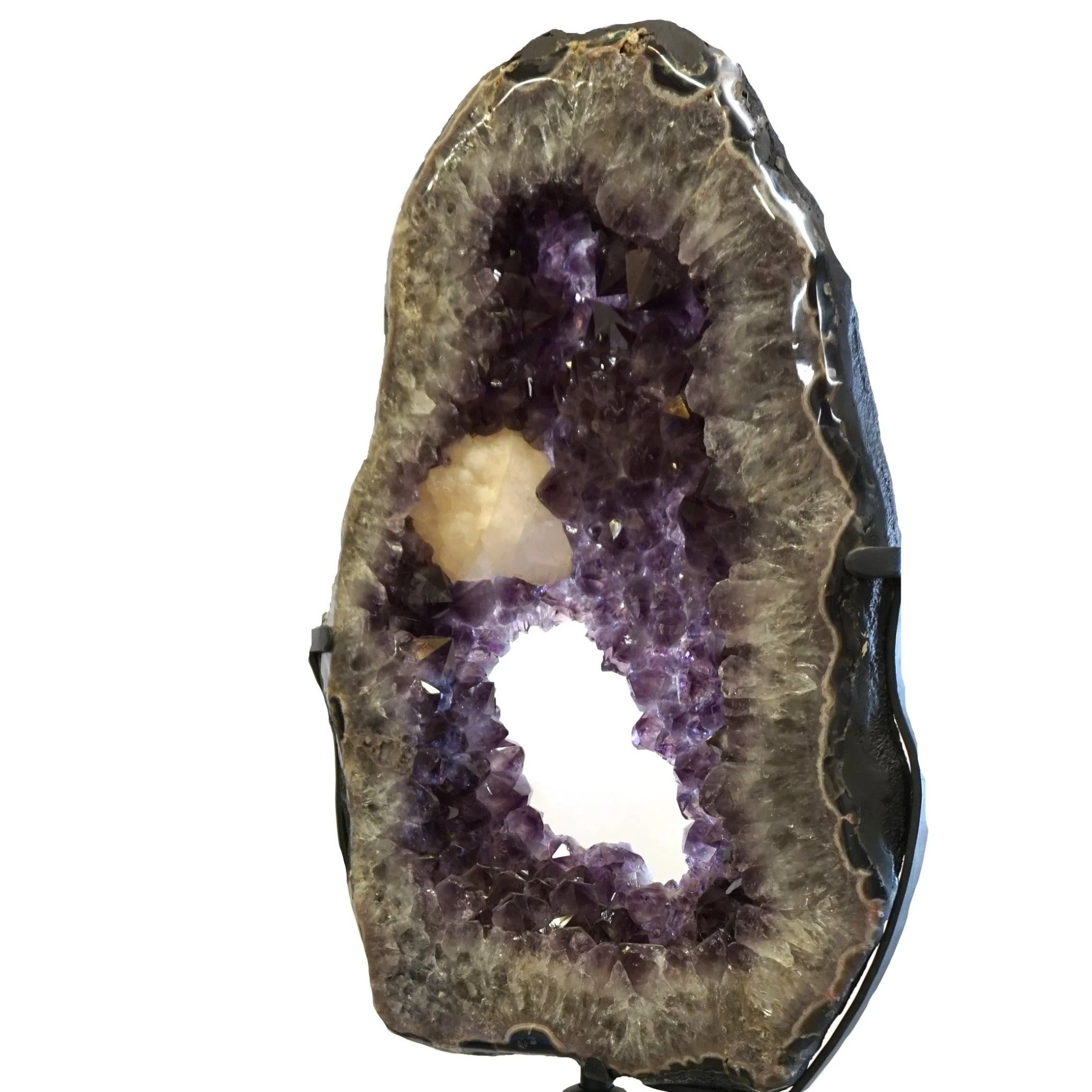 Amethyst Slice On Stand - Image 3