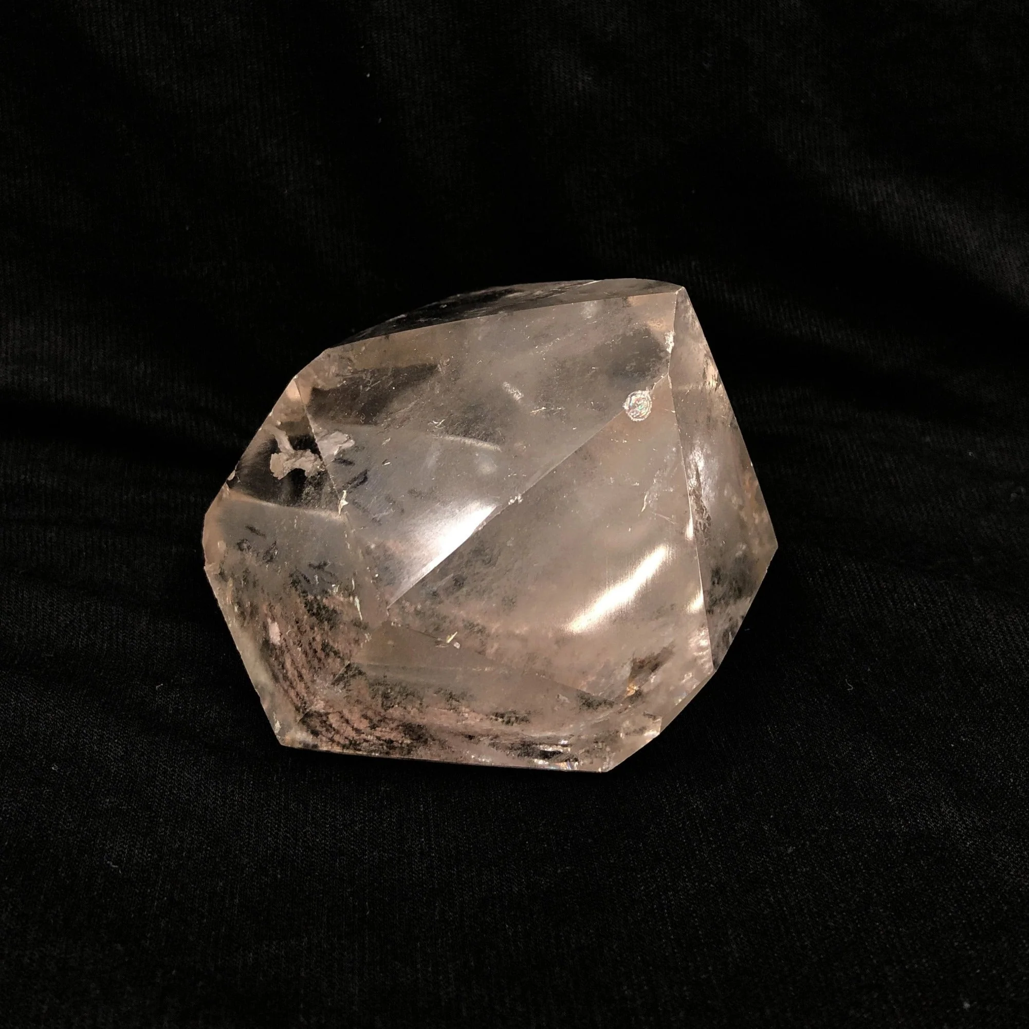 Chlorite Included Crystal Point 4 Inch Tall - Image 3