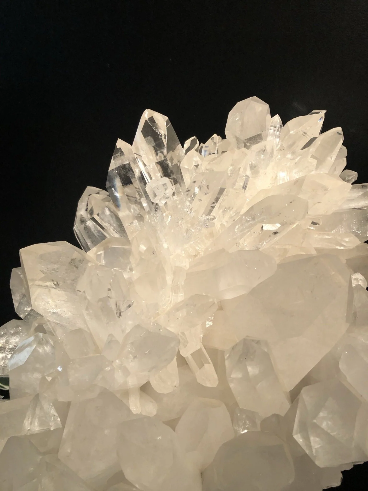 Large Clear Cluster Of Crystals Collector Quality Quartz Stunning Centerpiece Crystal - Image 3