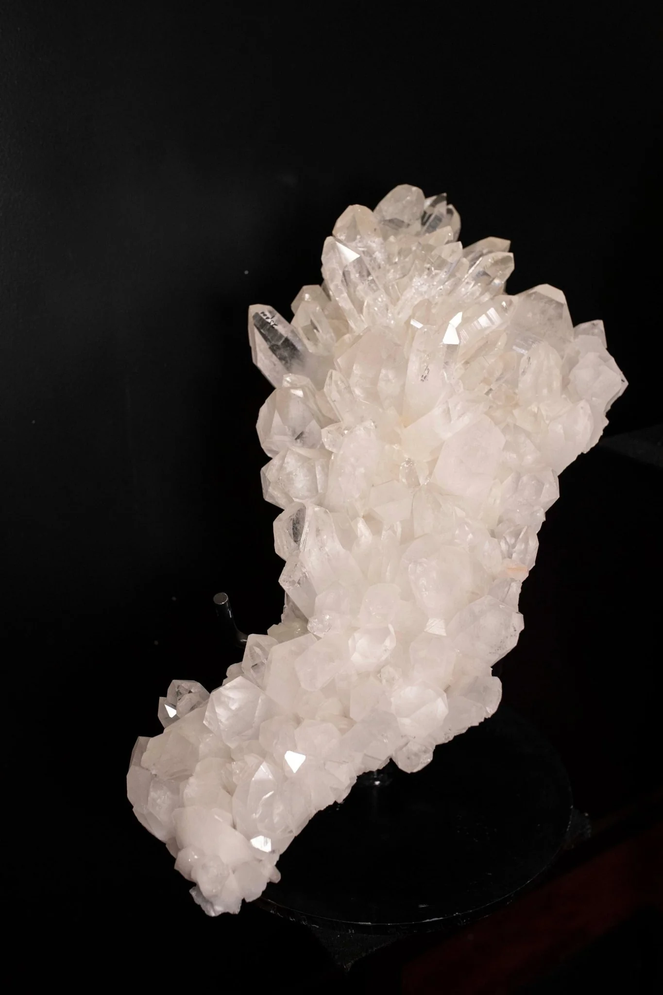 Large Clear Cluster Of Crystals Collector Quality Quartz Stunning Centerpiece Crystal - Image 4
