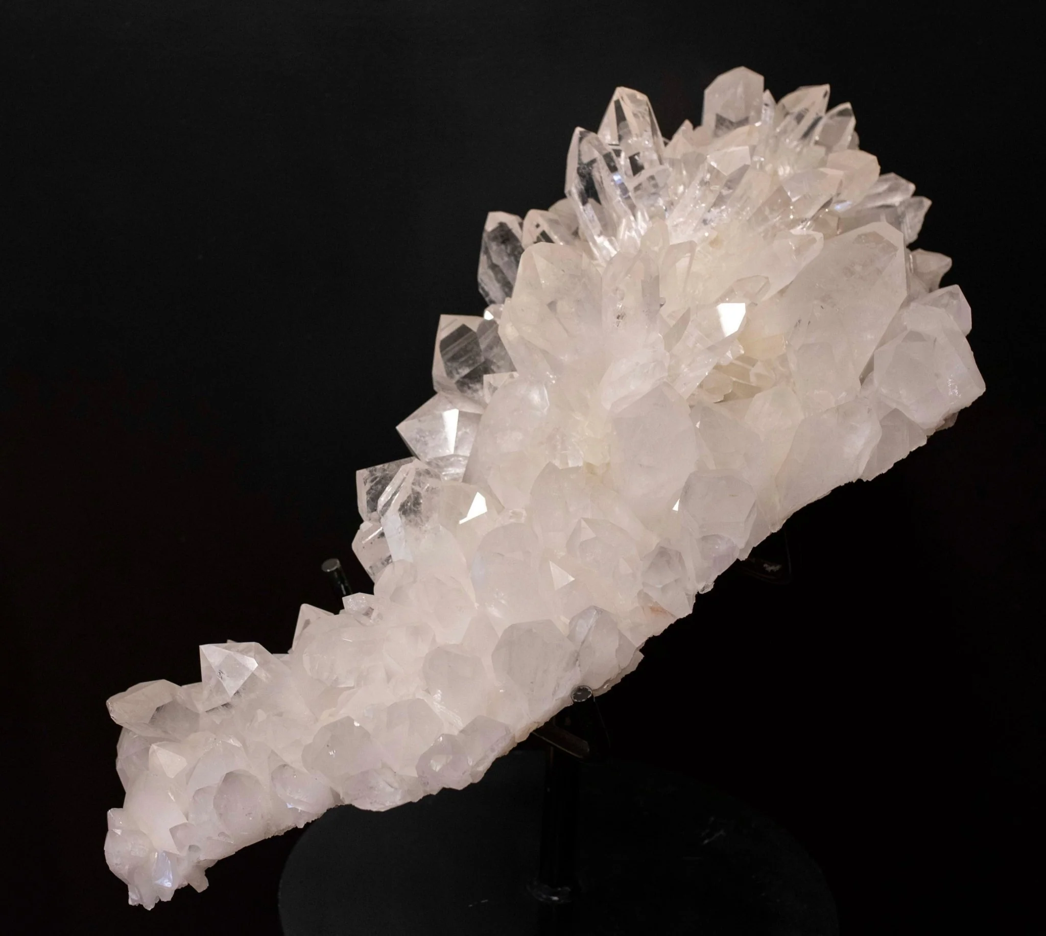 Large Clear Cluster Of Crystals Collector Quality Quartz Stunning Centerpiece Crystal - Image 5