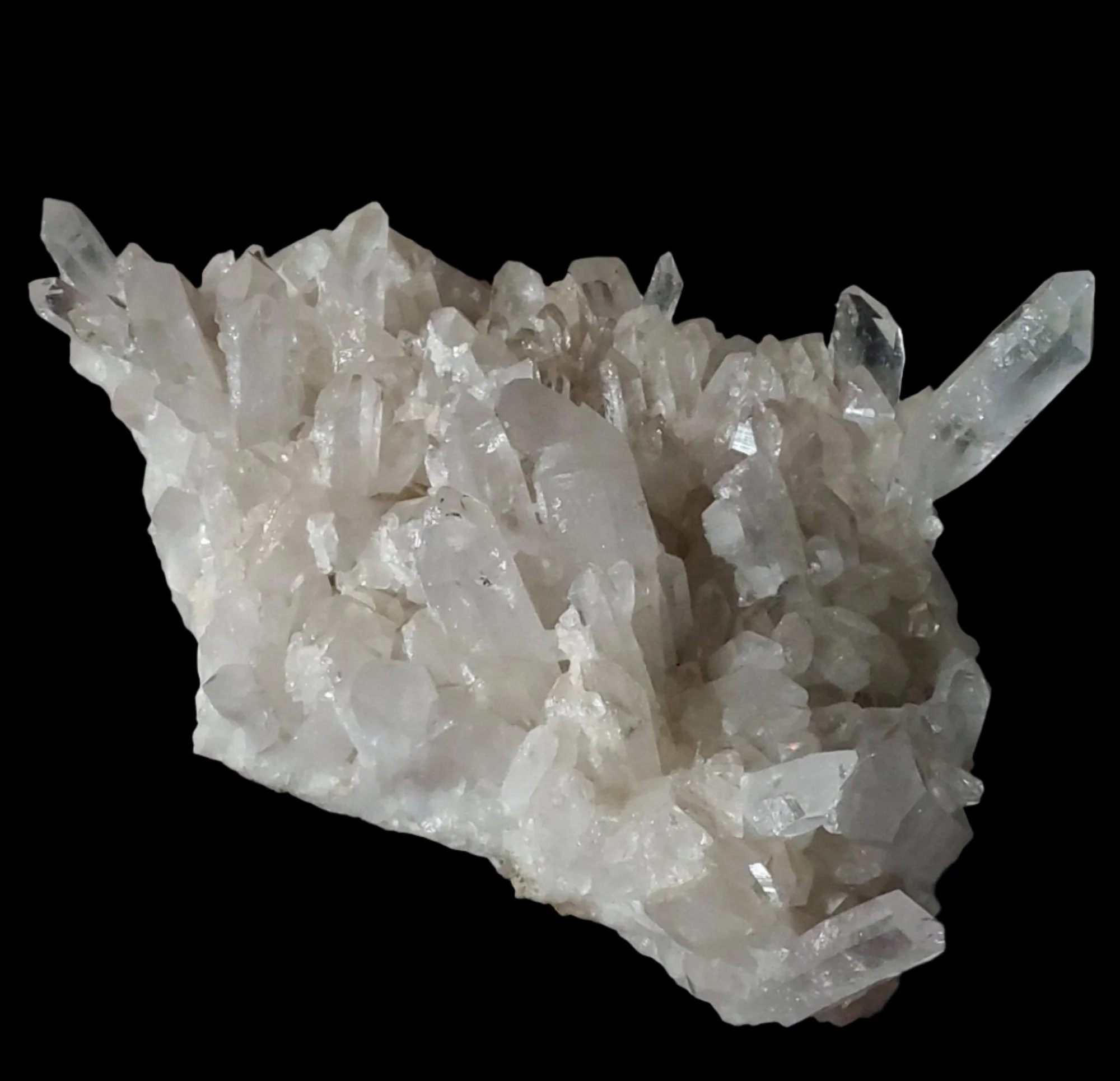 Collector Grade Large Arkansas Clear Quartz Crystal Cluster - Image 3