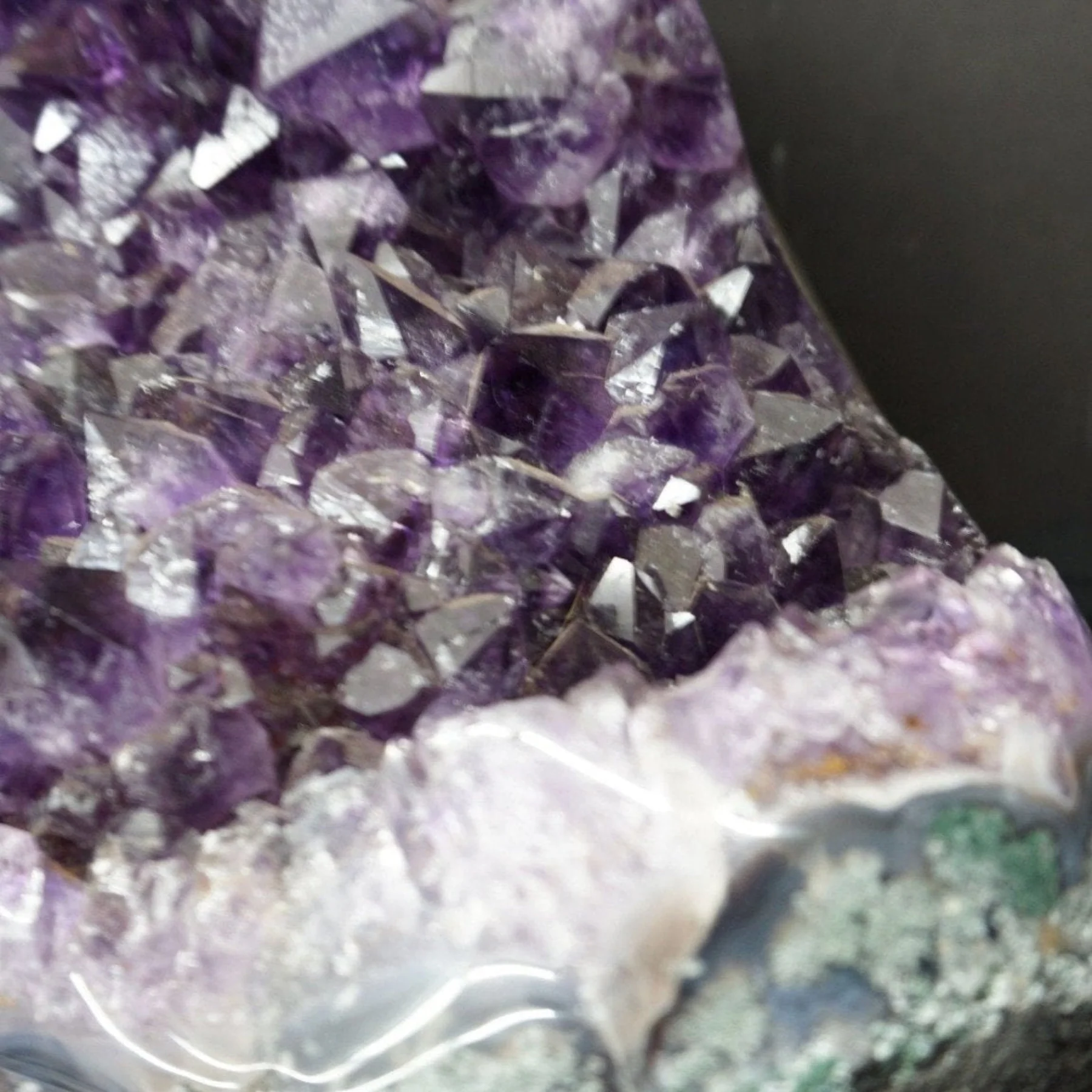 Dark Purple Amethyst Crystal Cluster Specimen - Image 3