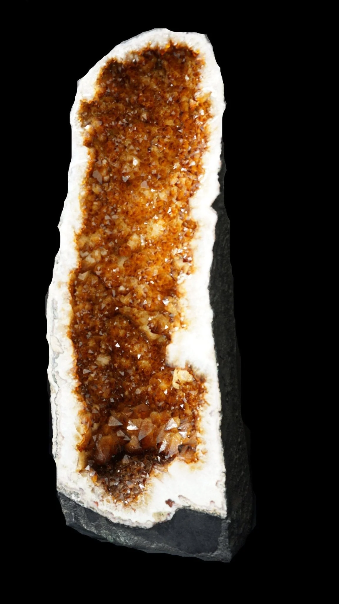 Heat Treated Citrine Crystal Geode Cathedral - Image 3