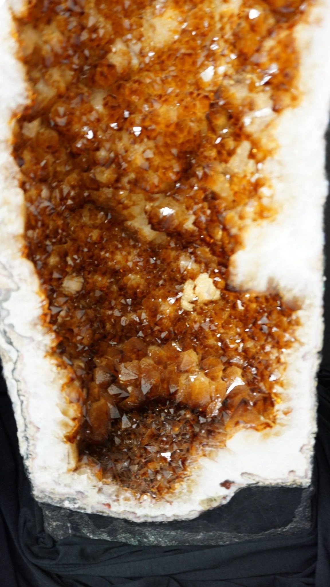 Heat Treated Citrine Crystal Geode Cathedral - Image 4
