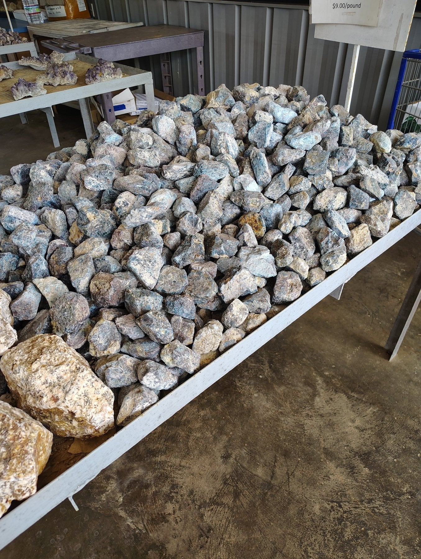 Raw Blue Apatite Stone For Sale Bulk Rocks - Image 4