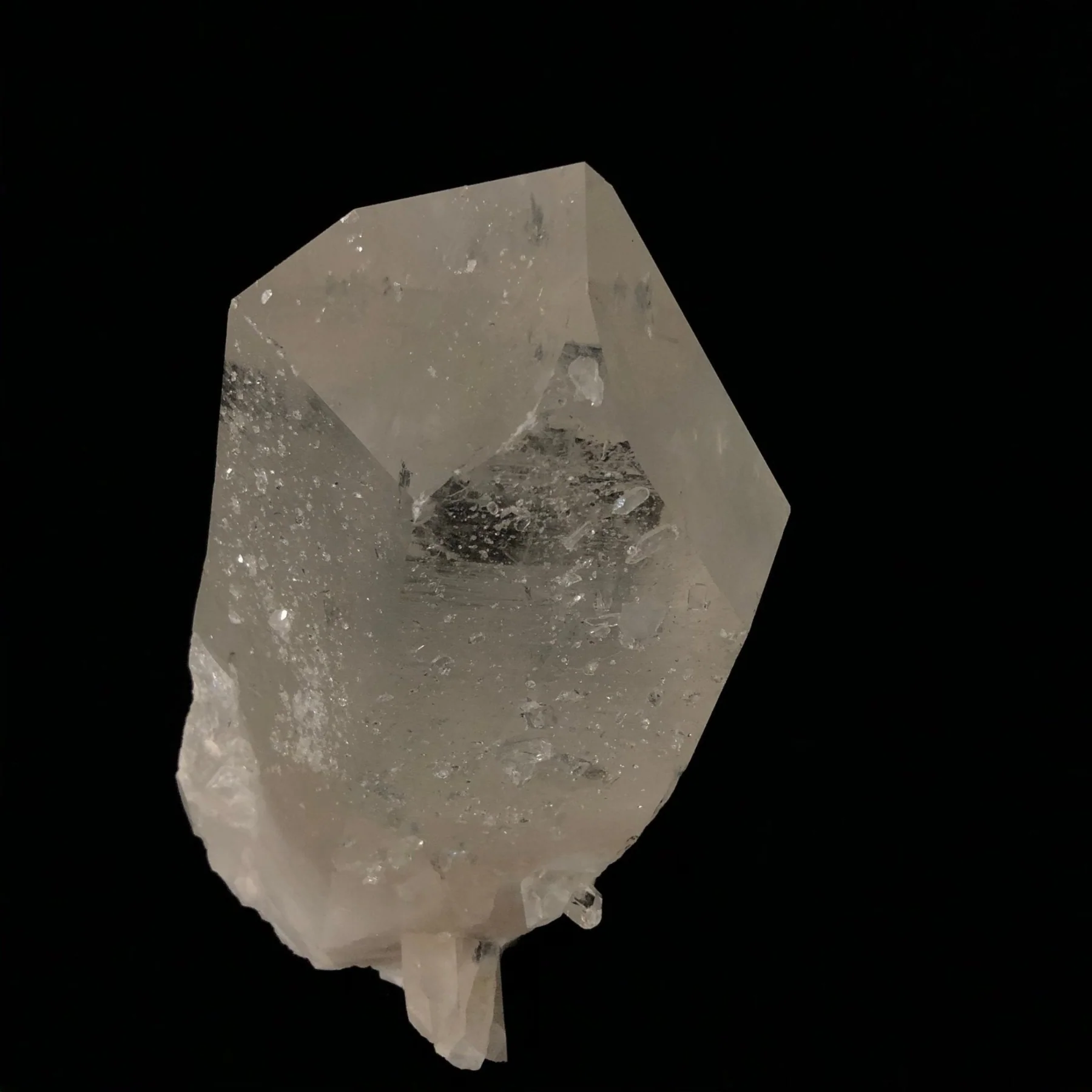 Raw Large Clear Arkansas Clear Quartz Crystal Point - Image 4