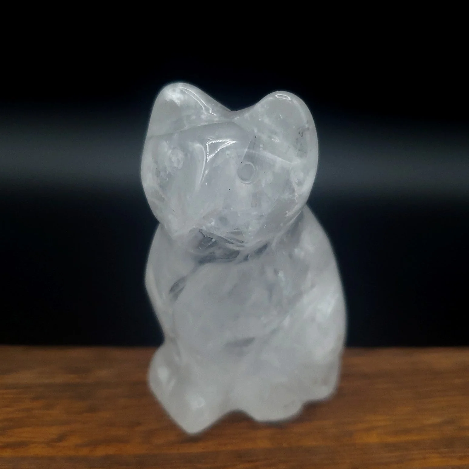Semi-Precious Gemstone 2-inch Carved Cat Figurine - Image 6