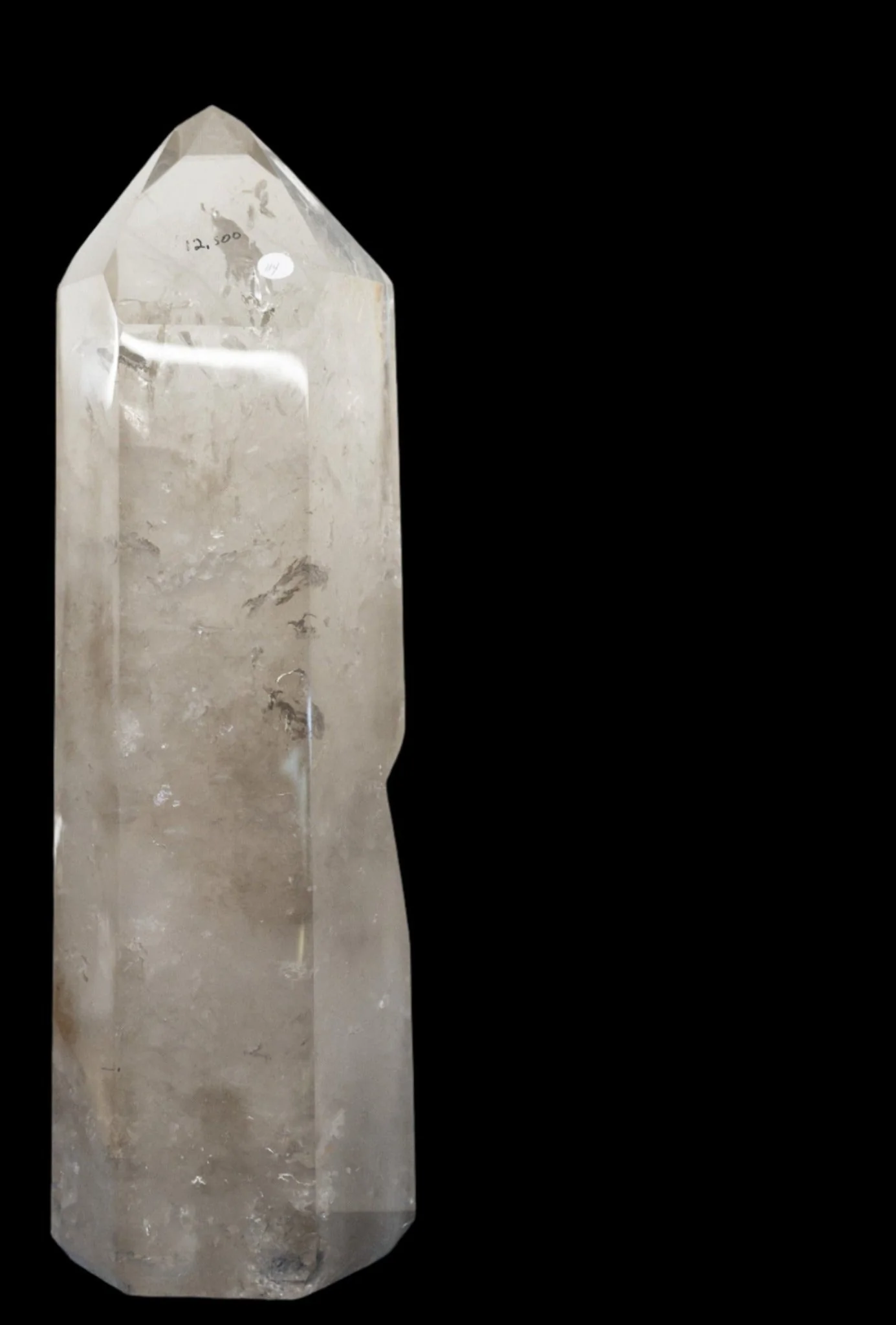 Natural Smoky Quartz Crystal Point 25 Inches Tall - Image 3