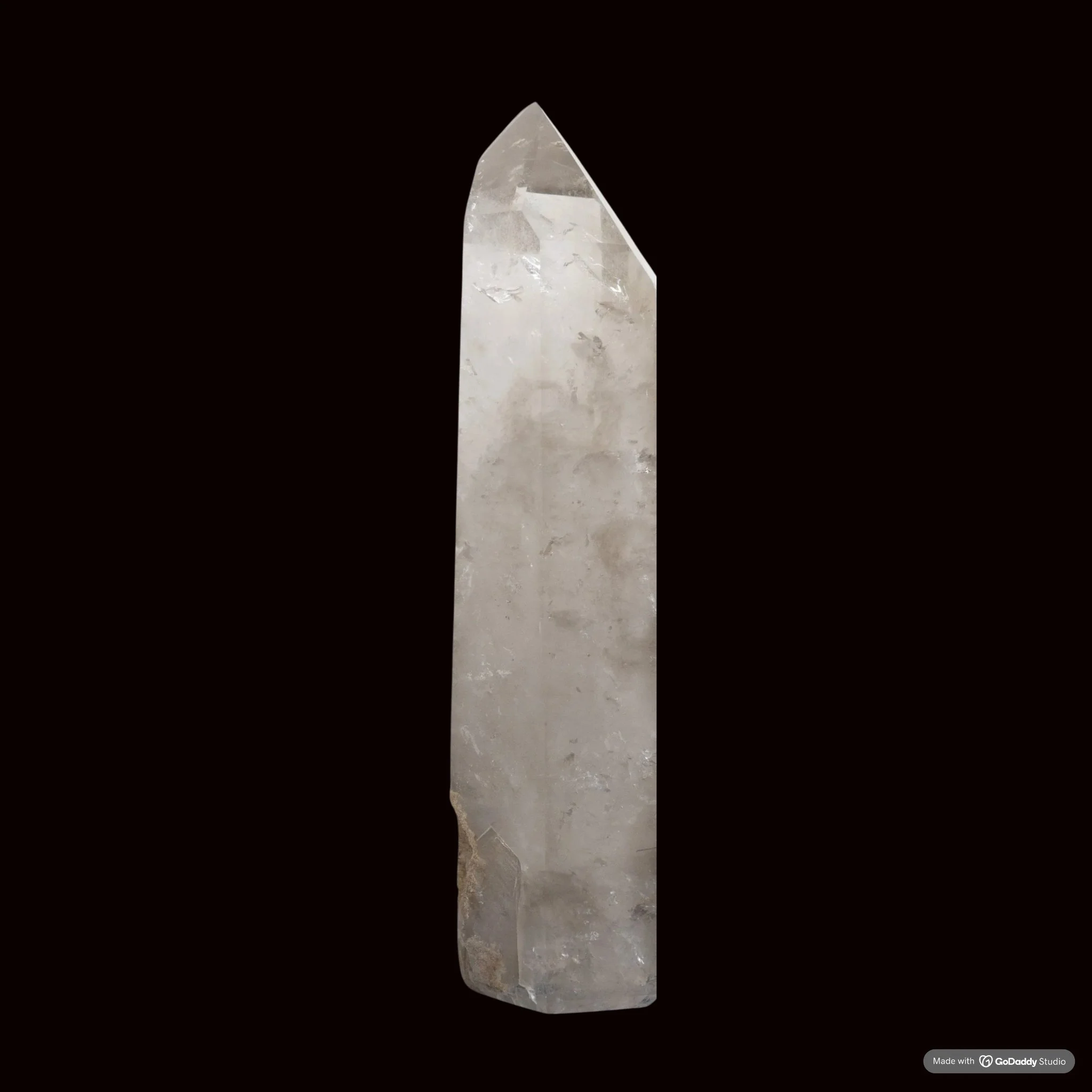 Natural Smoky Quartz Crystal Point 25 Inches Tall - Image 4