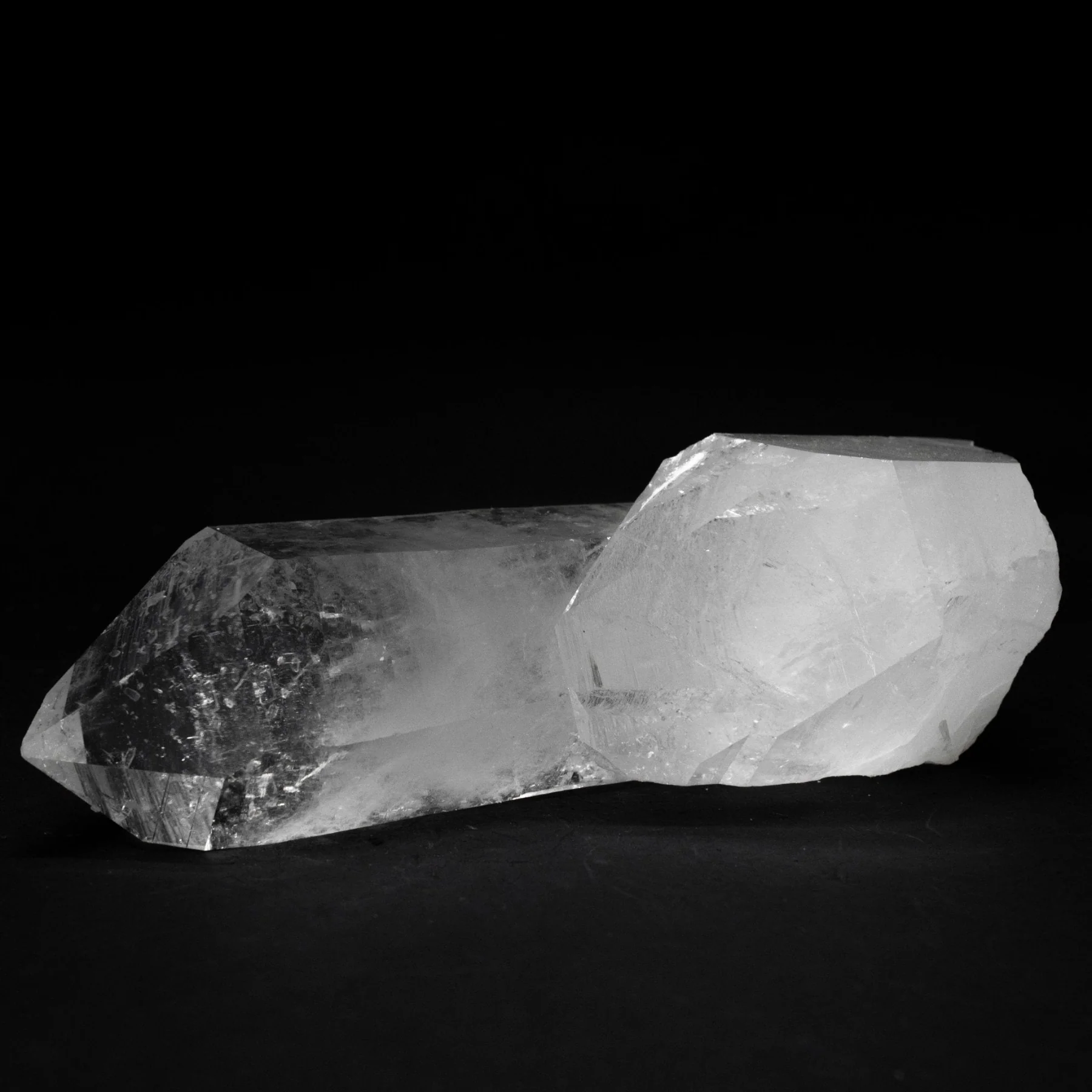Unique Thick 9 Inch Quartz Arkansas Long Double Crystal Point - Image 4